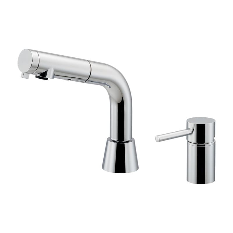 カクダイ 2237145 183-425B-DSシングルレバー混合栓DSL 185-007K-CH 1個（ご注文単位1個）【直送品】