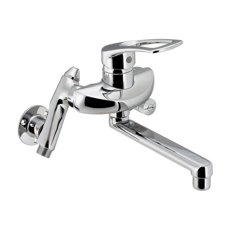 カクダイ 2234742 192-337 シングル混合栓 増設クランク付 #192-337 1個(ご注文単位1個)【直送品】