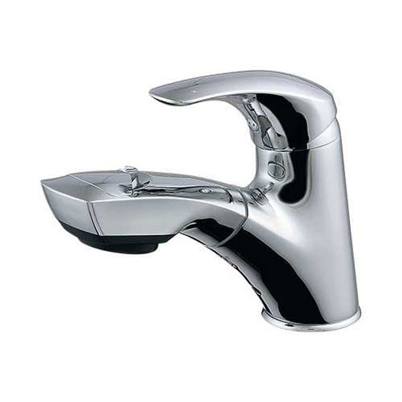 カクダイ 2220434 シングルレバー引出混合栓 #184-002 1個(ご注文単位1個)【直送品】