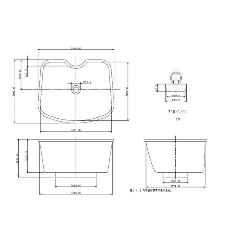 カクダイ 2223545 水栓柱パン丸型 #624-910 1個（ご注文単位1個）【直送品】