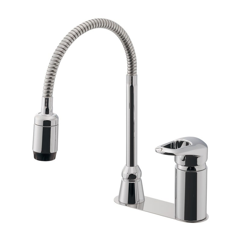 カクダイ 2235482 シングルレバー混合栓 シャワー #185-519 1個(ご注文単位1個)【直送品】