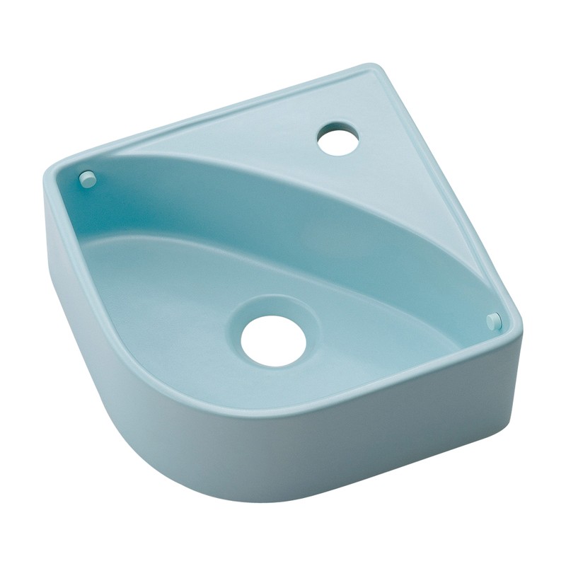 カクダイ 2236142 壁掛手洗器 フロストミント 493-243-B 1個（ご注文単位1個）【直送品】