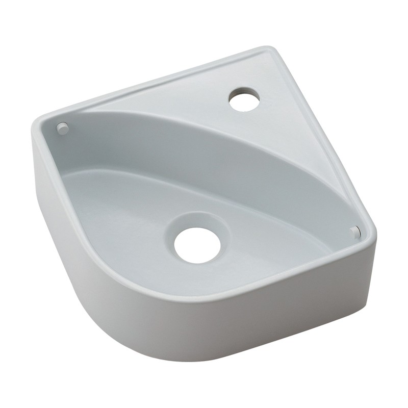 カクダイ 2236143 壁掛手洗器 マットホワイト 493-243-MW 1個（ご注文単位1個）【直送品】