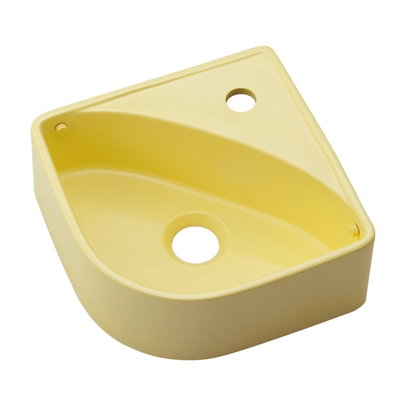 カクダイ 2236145 壁掛手洗器 フロストレモン 493-243-Y 1個（ご注文単位1個）【直送品】