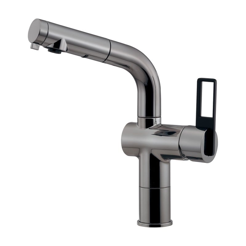 カクダイ 2237140 184425BDSシングルレバ引出混合栓DSL 184-425B-DS 1個（ご注文単位1個）【直送品】