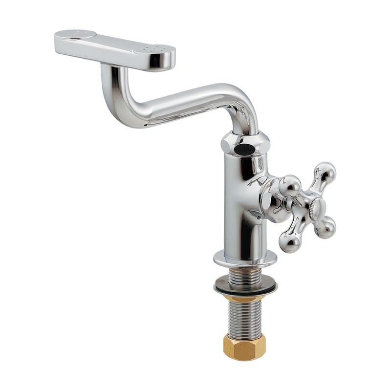 カクダイ 2233012 立形洗眼水栓 #710-068-13 1個（ご注文単位1個）【直送品】