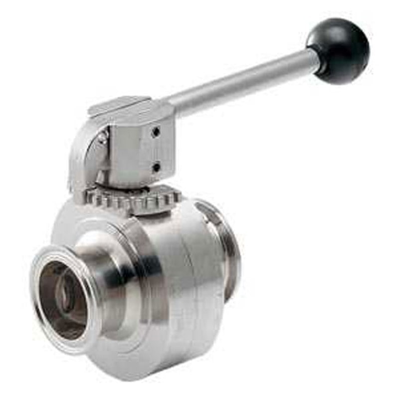 カクダイ 2227442 サニタリーバタフライバルブ #691-30-D 1個（ご注文単位1個）【直送品】