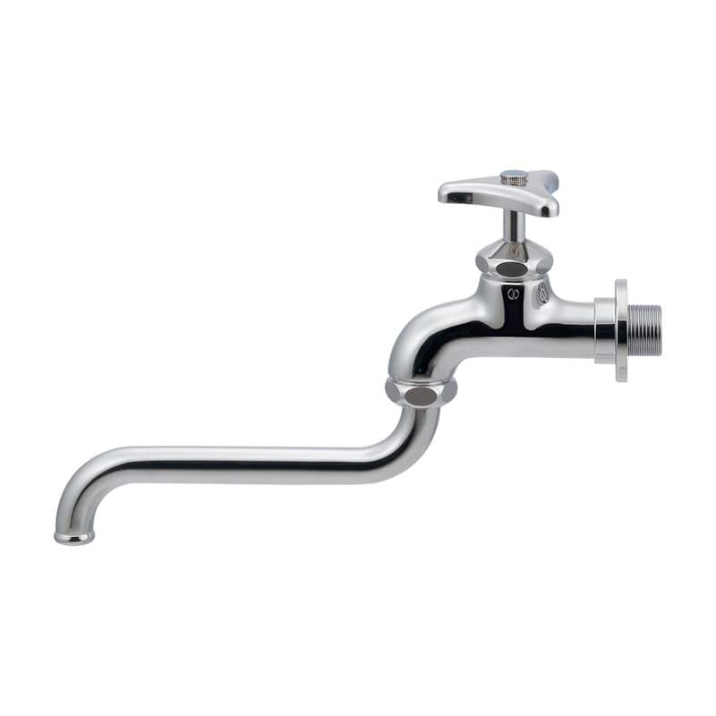 カクダイ 2235549 自在水栓 20×240 #706-70-2024 1個（ご注文単位1個）【直送品】