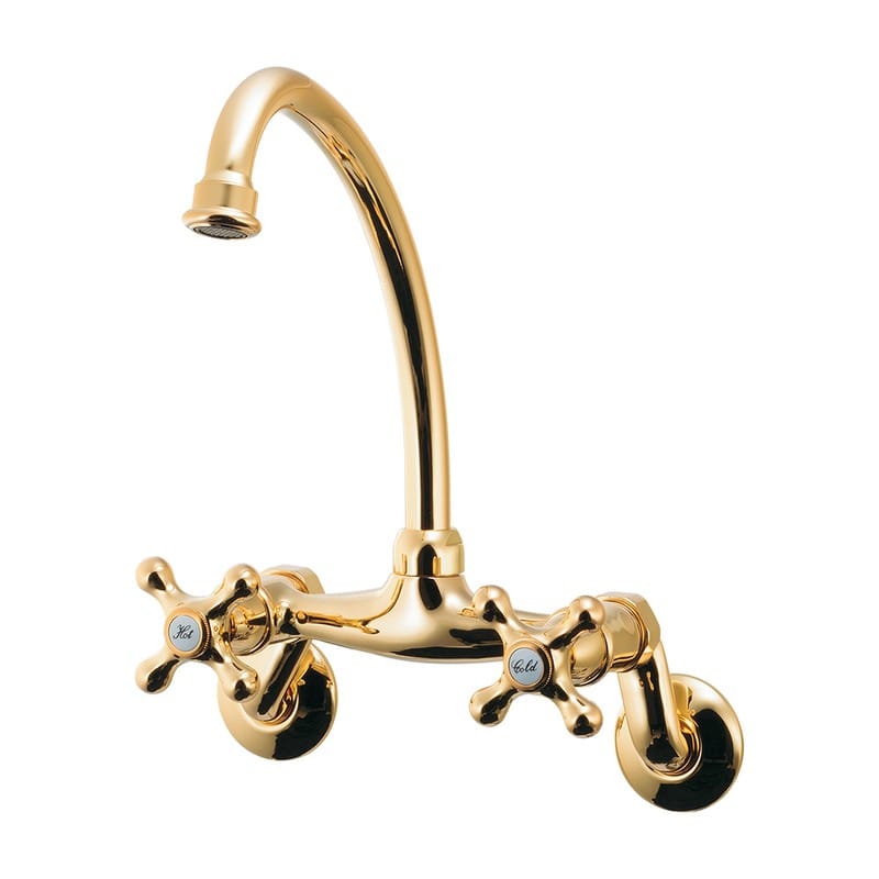 カクダイ 2235566 2ハンドル混合栓 ATG #126-007-AG 1個（ご注文単位1個）【直送品】