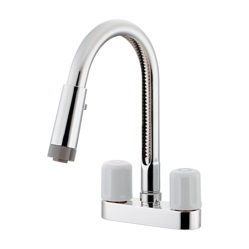 カクダイ 2232690 2ハンドル混合栓 シャワーつき #151-013 1個（ご注文単位1個）【直送品】