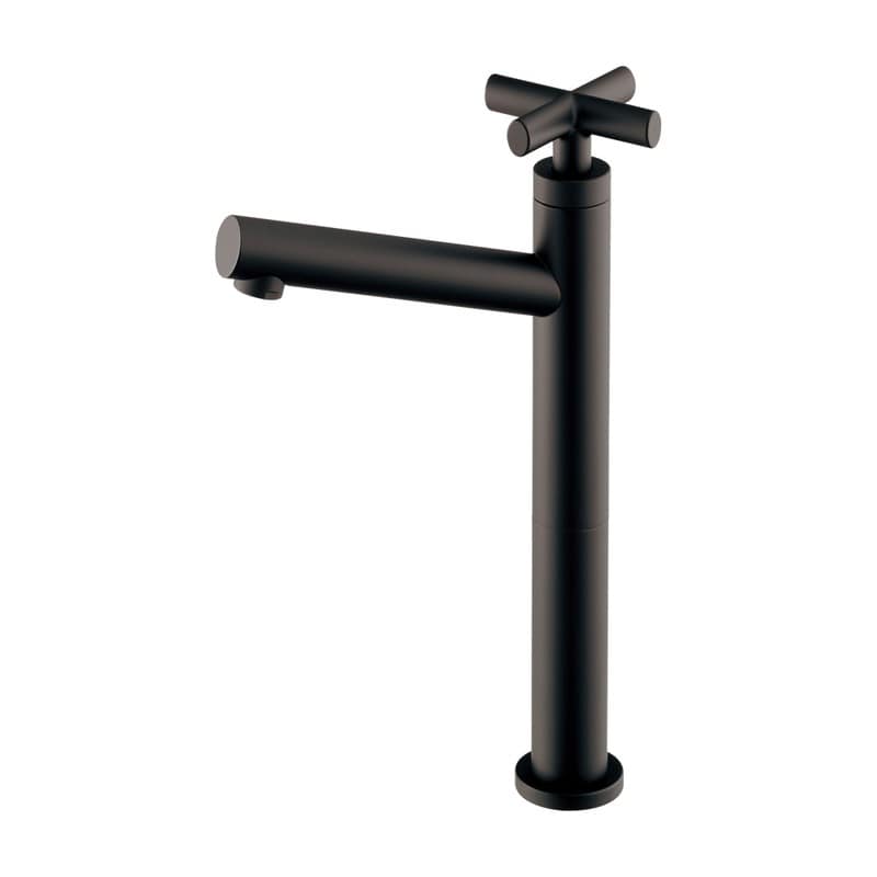 カクダイ 2236508 立水栓 トール マットブラック 716-218-D 1個（ご注文単位1個）【直送品】