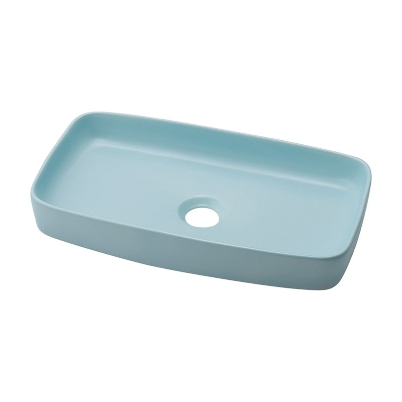 カクダイ 2236138 角型手洗器 フロストミント 493-242-B 1個（ご注文単位1個）【直送品】