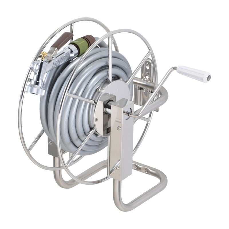 カクダイ 2236259 ステンレスホースリールハンガー 559-103 1個（ご注文単位1個）【直送品】