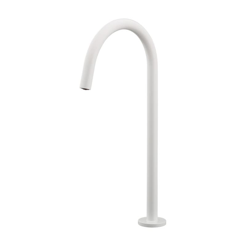 カクダイ 2236534 足踏みレバー水栓 トール マットホワイト 716-358-MW 1個（ご注文単位1個）【直送品】