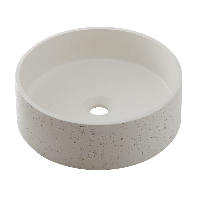 カクダイ 2236858 丸型洗面器 #CR-0084-W 1個（ご注文単位1個）【直送品】