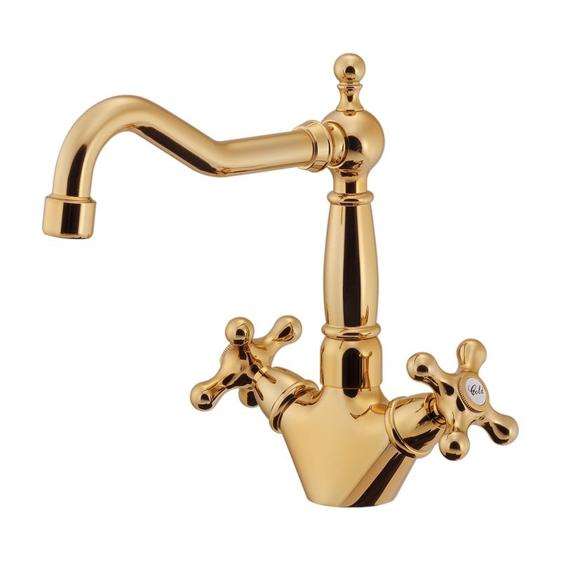 カクダイ 2235571 2ハンドル混合栓 ATG #150-462-AG 1個（ご注文単位1個）【直送品】