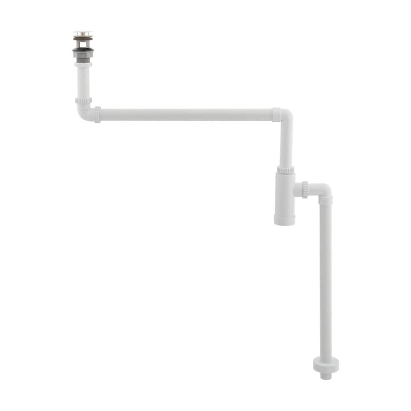 カクダイ 2235504 435-029-32W 縦型ボトルトラップ WH #435-029-32W 1個（ご注文単位1個）【直送品】