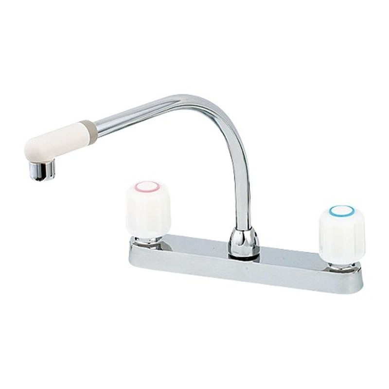 カクダイ 2235795 2ハンドル混合栓 #151-016 1個（ご注文単位1個）【直送品】