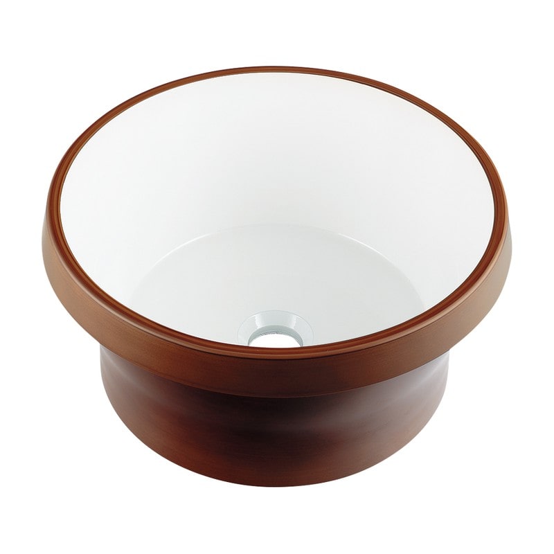 カクダイ 2236193 丸型手洗器 ココナッツ 493-264-DW 1個（ご注文単位1個）【直送品】