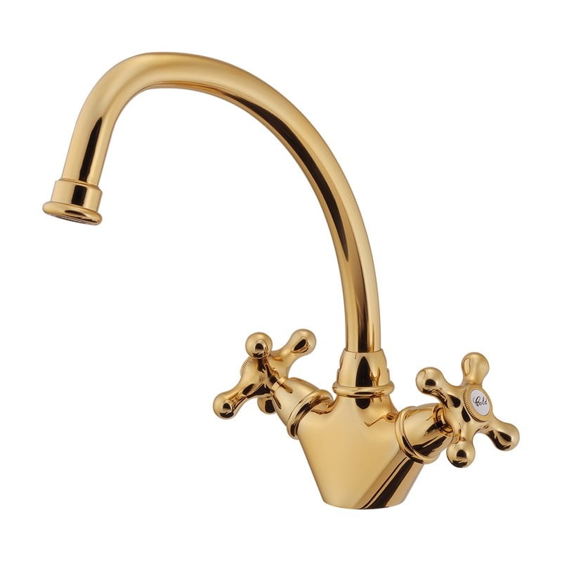 カクダイ 2235573 2ハンドル混合栓 ATG #150-464-AG 1個（ご注文単位1個）【直送品】