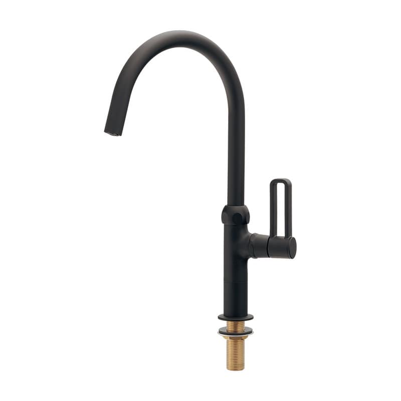 カクダイ 2235461 泡沫立形スワン水栓 MBK #700-816-D 1個（ご注文単位1個）【直送品】