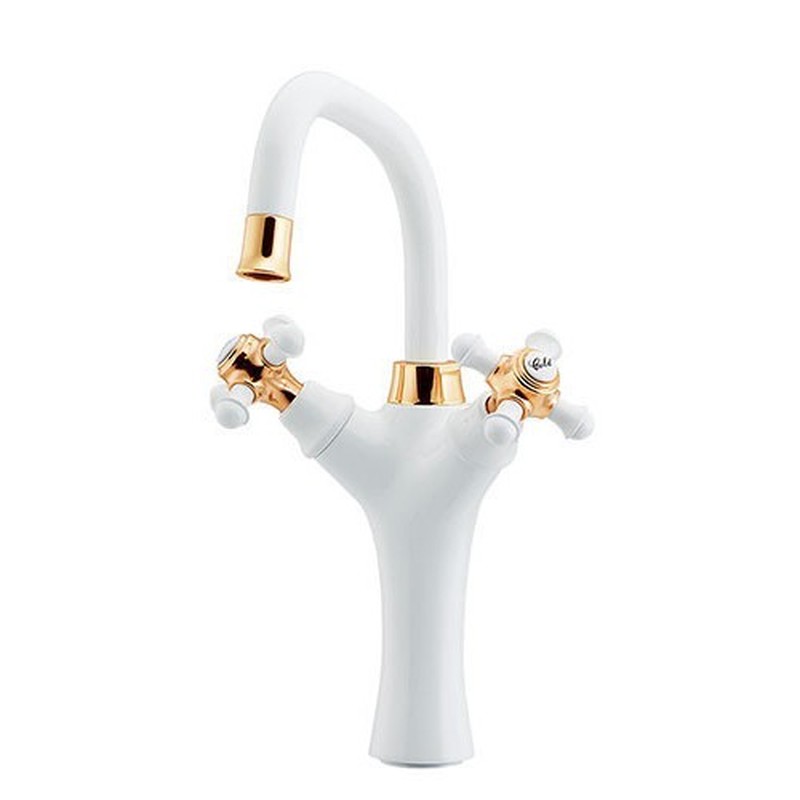 カクダイ 2231423 150-442 2ハンドル混合栓 トール #150-442 1個（ご注文単位1個）【直送品】