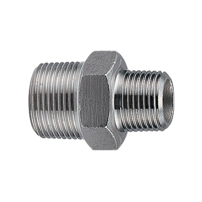 カクダイ 2223866 ステンレス六角ニップル #6474-50X25 1個（ご注文単位1個）【直送品】