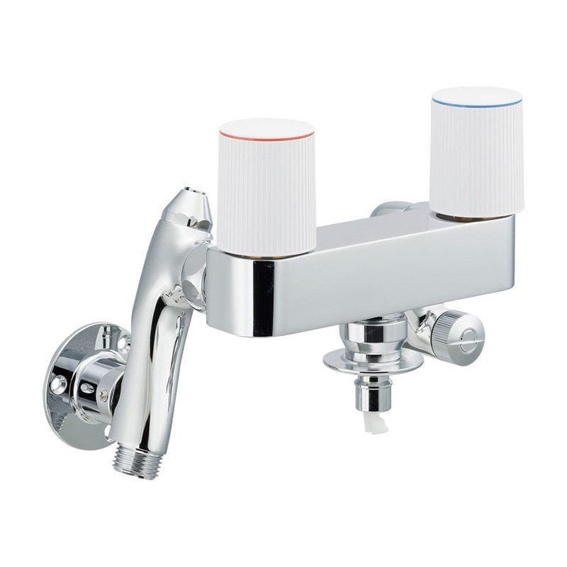 カクダイ 2237080 洗濯機用混合栓ストッパー・増設クランクつき 127-314 1個（ご注文単位1個）【直送品】