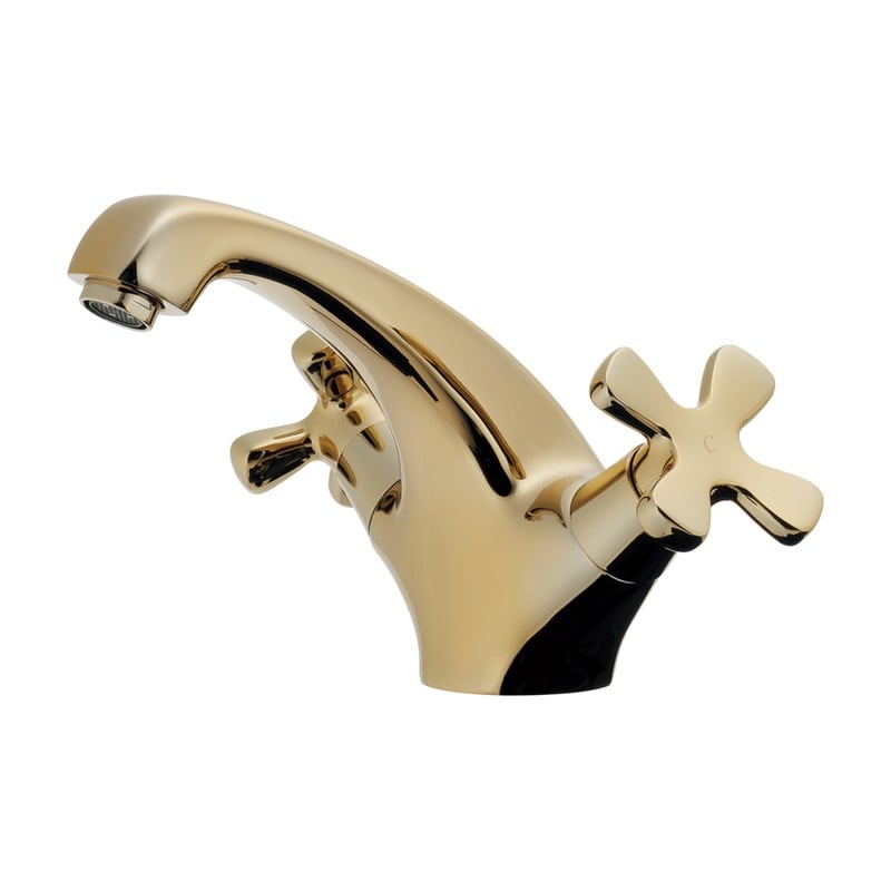 カクダイ 2236012 2ハンドル混合栓 アンティークゴールド 150-435-AG 1個（ご注文単位1個）【直送品】