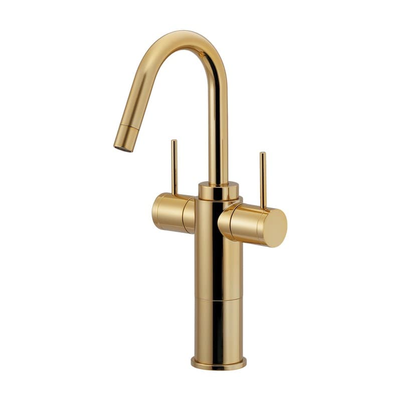 カクダイ 2236028 2ハンドル混合栓トール アンティークゴールド 150-475-AG 1個（ご注文単位1個）【直送品】