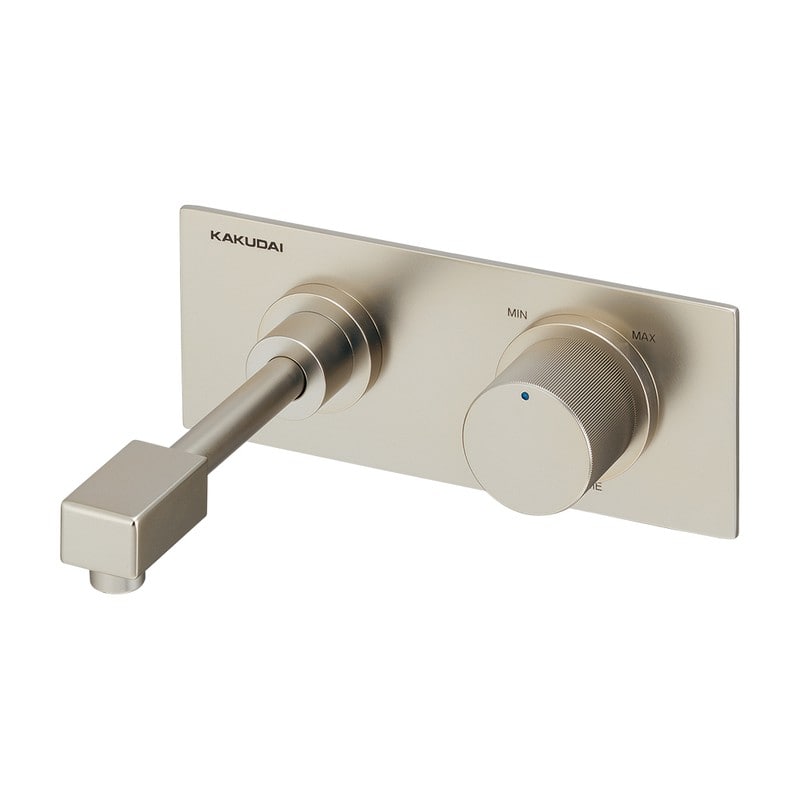 カクダイ 2237643 壁ユニット水栓レトロシルバー 729-100A-MN 1個（ご注文単位1個）【直送品】