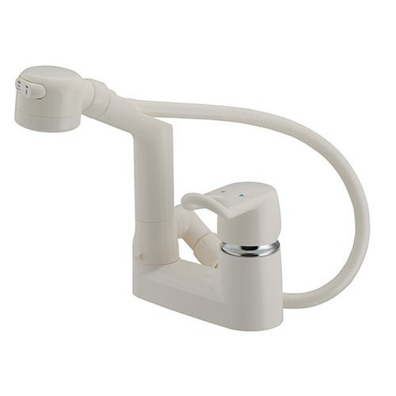 カクダイ 2231612 185-518 シングルレバー混合栓 シャワー付 #185-518 1個（ご注文単位1個）【直送品】