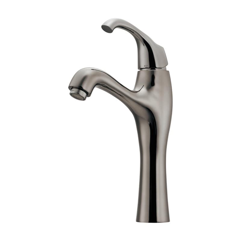 カクダイ 2236068 シングルレバー混合栓ミドル ダークシルバー 183-336-DS 1個（ご注文単位1個）【直送品】