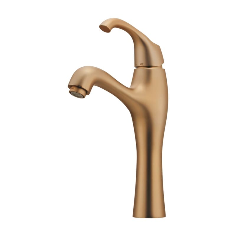 カクダイ 2236069 シングルレバー混合栓ミドル シャンパンゴールド 183-336-GB 1個（ご注文単位1個）【直送品】