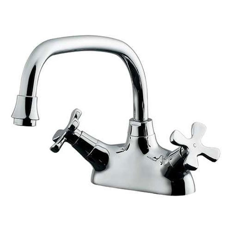 カクダイ 2220216 2ハンドル混合栓 #151-210 1個（ご注文単位1個）【直送品】