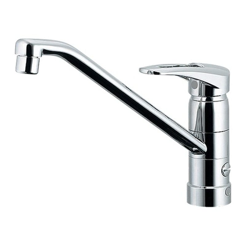 カクダイ 2227755 117-051Kシングルレバー混合栓分水孔付 #117-051K 1個(ご注文単位1個)【直送品】