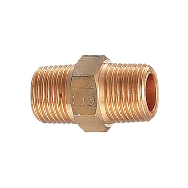 カクダイ 2223062 6128-50 砲金ニップル #6128-50 1個（ご注文単位1個）【直送品】