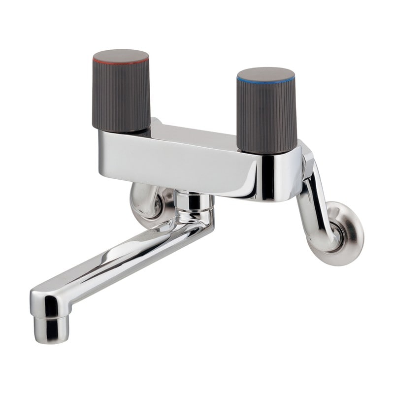 カクダイ 2235985 2ハンドル混合栓 128-003 1個（ご注文単位1個）【直送品】