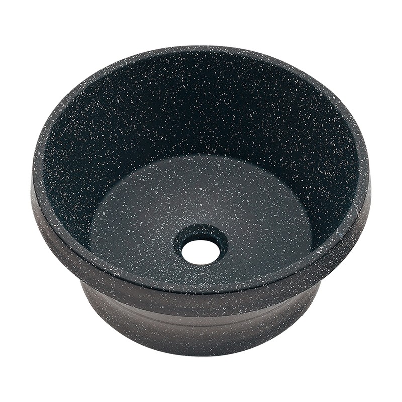 カクダイ 2236174 丸型手洗器 月影石 493-255-MD 1個（ご注文単位1個）【直送品】