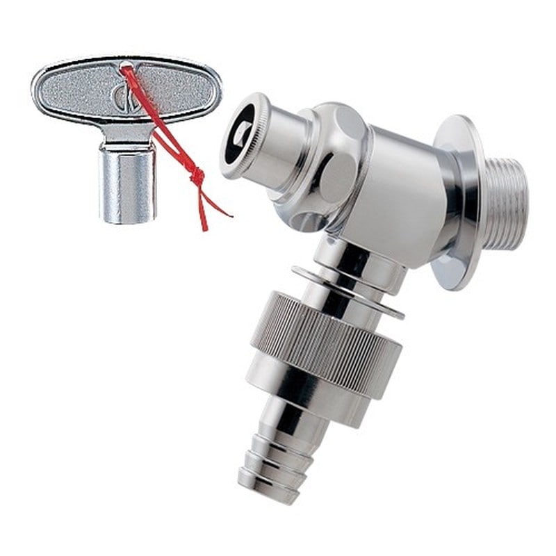 カクダイ 2237632 共用散水栓自動接手付20 723-452 1個（ご注文単位1個）【直送品】