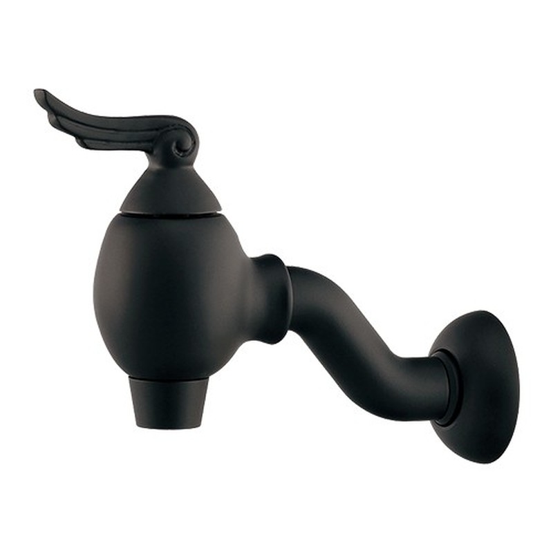 カクダイ 2233002 703-704-D エンジェルエッグ横水栓 黒 #703-704-D 1個（ご注文単位1個）【直送品】