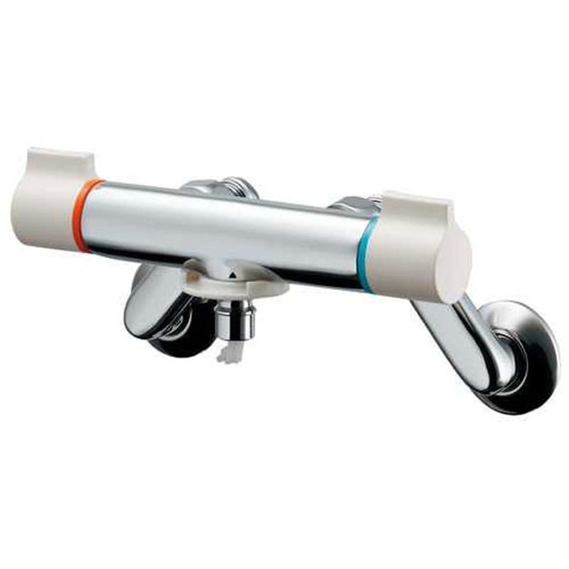 カクダイ 2227779 洗濯機用混合栓 ストッパー付 #127-110K 1個(ご注文単位1個)【直送品】