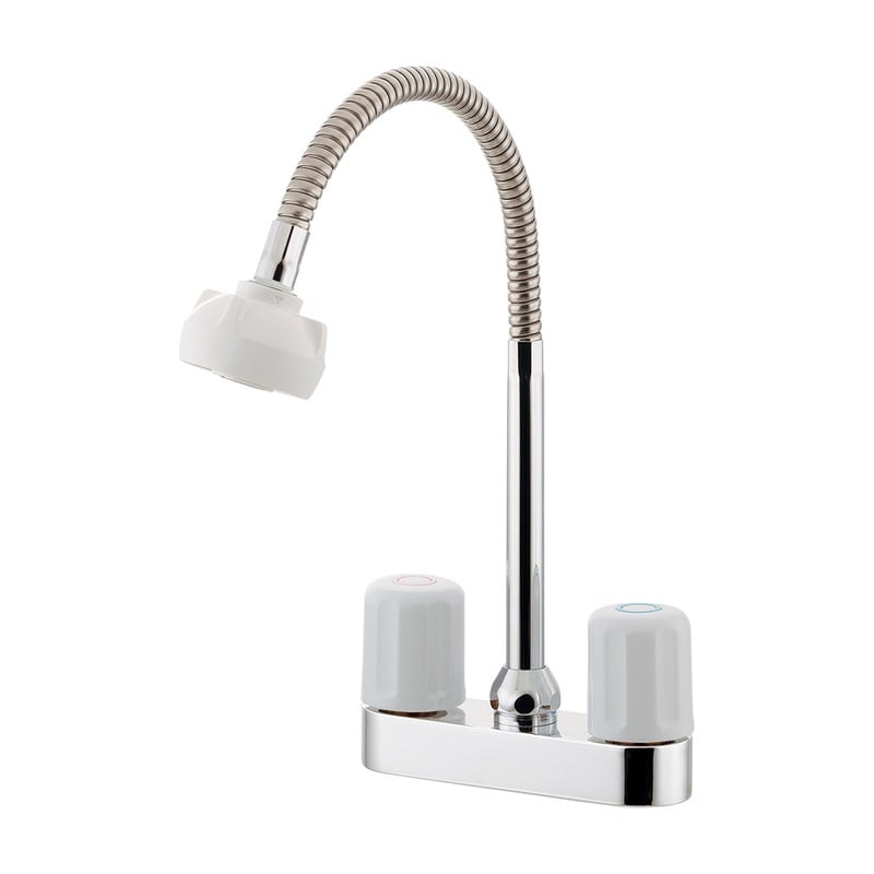 カクダイ 2232689 2ハンドル混合栓 シャワーつき #151-012 1個(ご注文単位1個)【直送品】