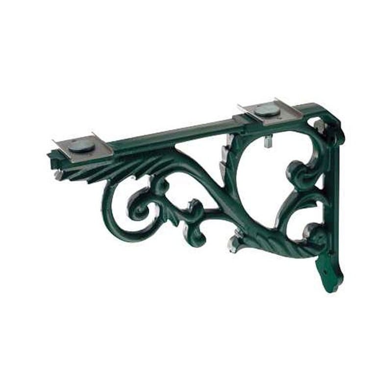 カクダイ 2227834 ブラケット/鋳鉄､緑色塗装 #250-005-G 1個（ご注文単位1個）【直送品】