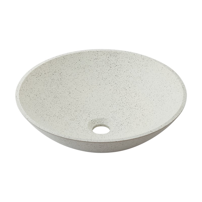 カクダイ 2236171 丸型手洗器 雪見石 493-254-MW 1個（ご注文単位1個）【直送品】