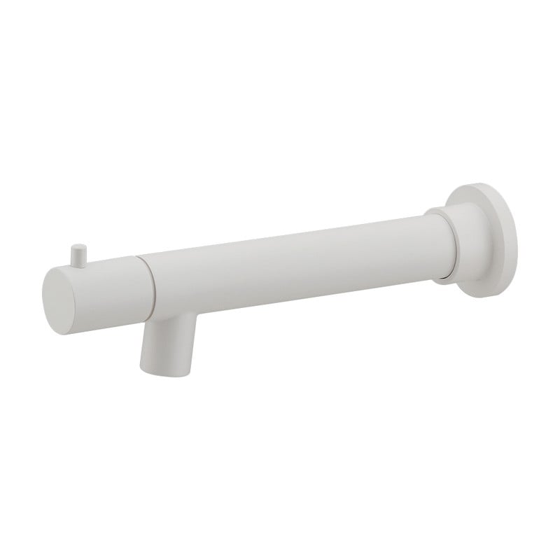 カクダイ 2236434 横水栓 ロング マットホワイト 702-066-MW 1個（ご注文単位1個）【直送品】