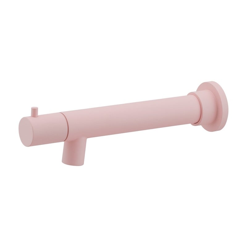 カクダイ 2236435 横水栓 ロング フロストピーチ 702-066-P 1個（ご注文単位1個）【直送品】