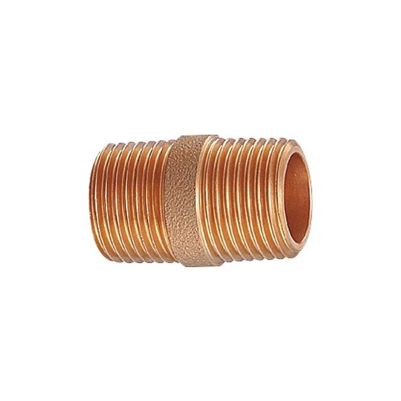 カクダイ 2237446 砲金丸ニップル 6499-100 1個（ご注文単位1個）【直送品】