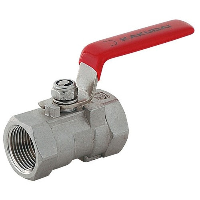 カクダイ 2228876 ステンレスボールバルブ #651-051-10 1個（ご注文単位1個）【直送品】