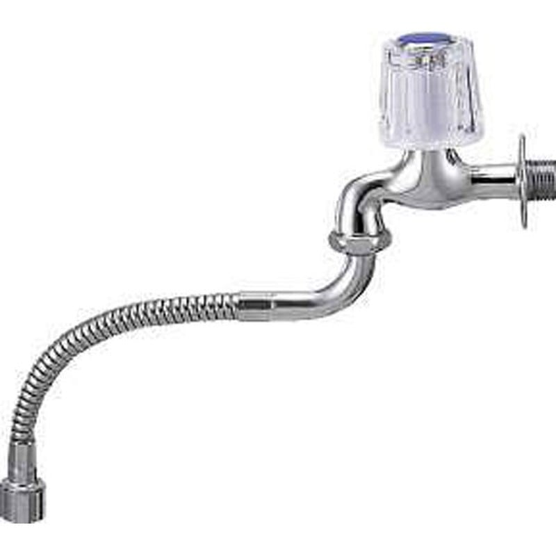 カクダイ 2225392 7065-13×240 フレキつき自在水栓 #7065-13X240 1個（ご注文単位1個）【直送品】